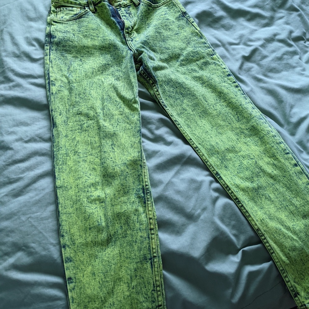 Green jeans - Picture 3 of 4